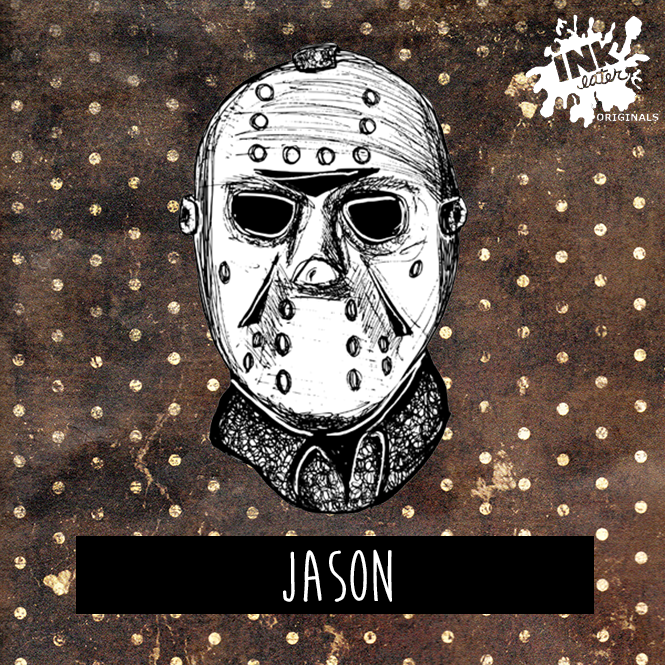 jason-friday-13th-drawing-inkeater-originals-timelapse of drawing